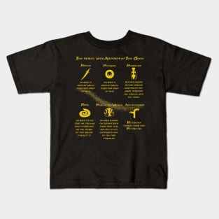 Time travel with artifacts of time Guide Kids T-Shirt